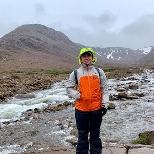 Helly Hansen Bright Orange and Gray Outdoor Jacket